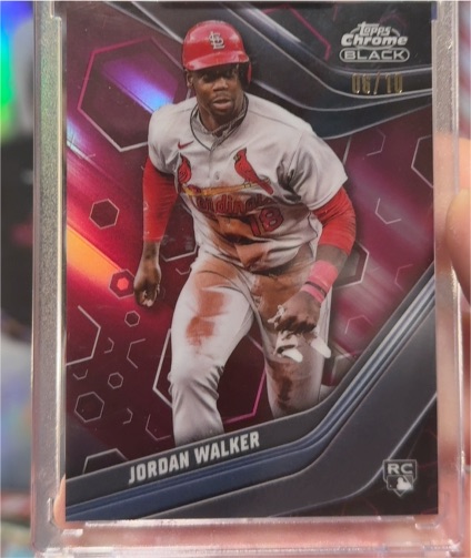 2023 Topps Chrome Black #65 Jordan Walker — front