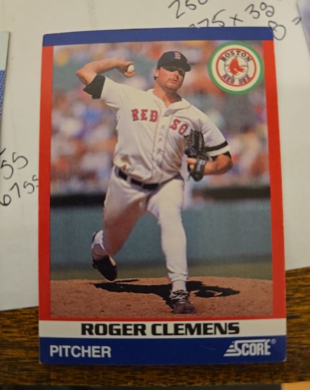 1991 Score 100 Superstars #50 Roger Clemens — front