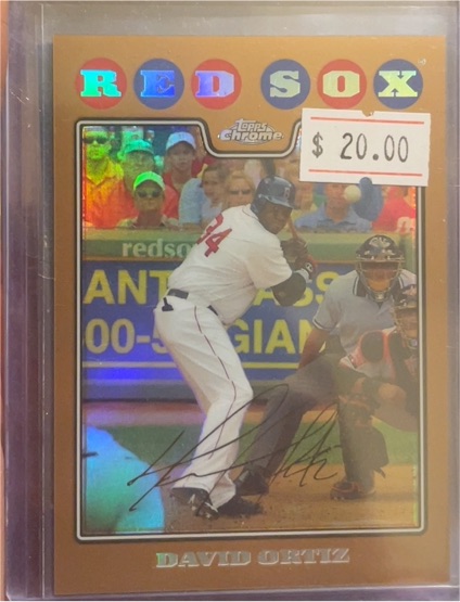 2008 Topps Chrome David Ortiz — front