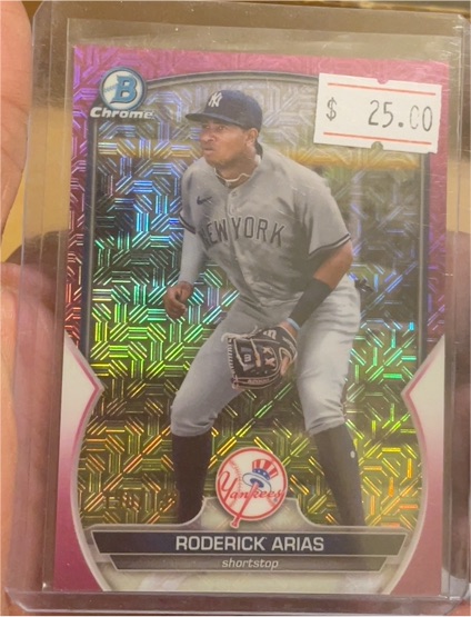 2023 Bowman Chrome #BCP-135 Roderick Arias — front