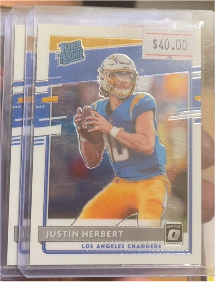 2020 Panini Donruss Optic #153 Justin Herbert — front