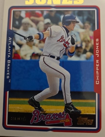 2005 Topps #530 Chipper Jones — front