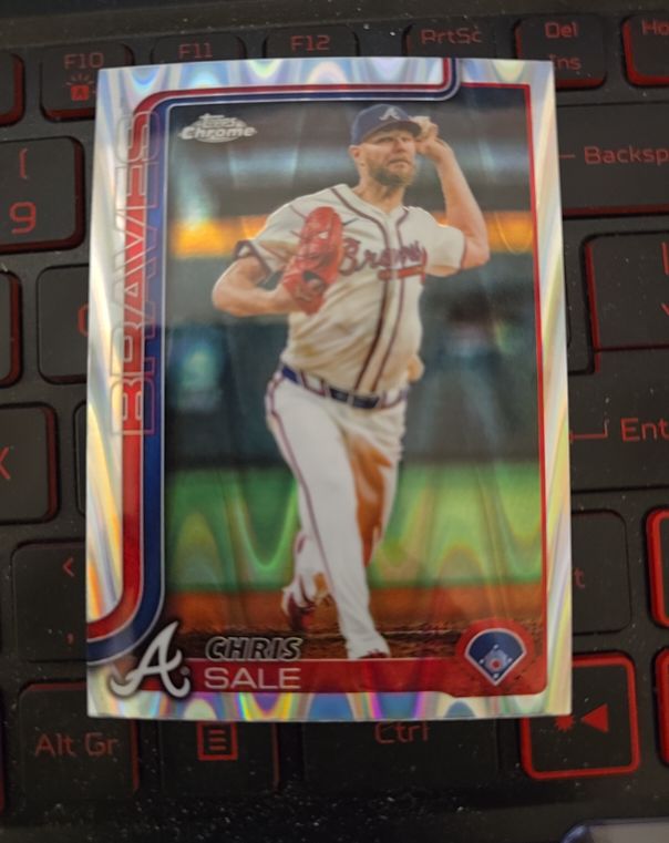 2025 Topps Chrome #182 Chris Sale — front