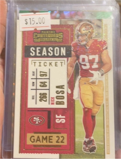 2020 Panini Contenders #23 Nick Bosa — front