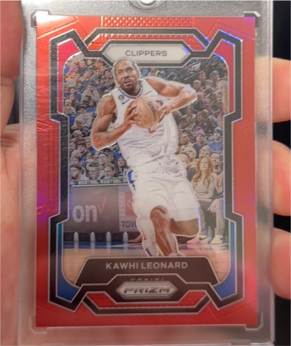 2023-24 Panini Prizm #4 Kawhi Leonard — front