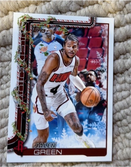 2025-26 Topps Holiday #H140 Jalen Green — front