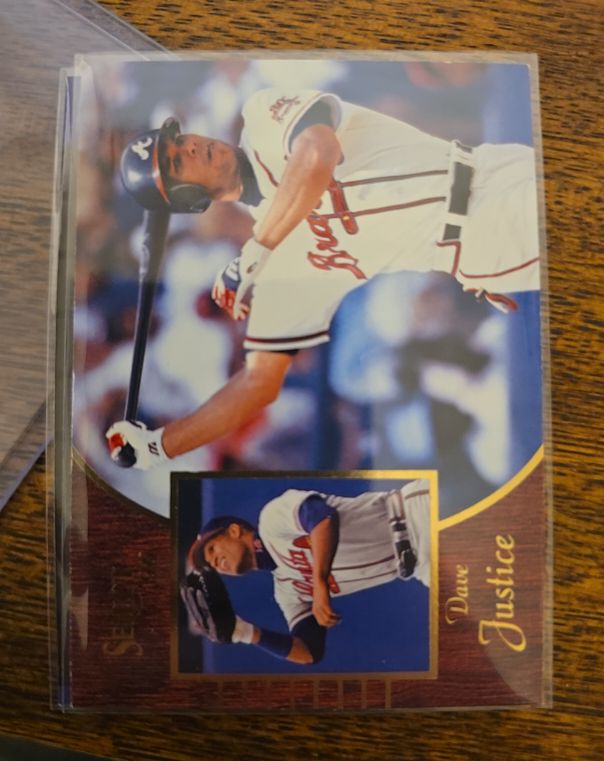 1996 Select #S-7 Dave Justice — front