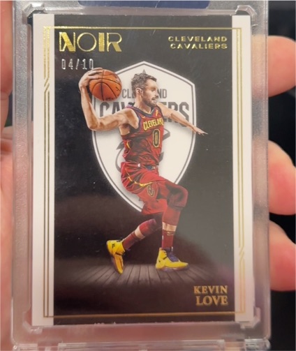 2020 Panini Noir #04/10 Kevin Love — front