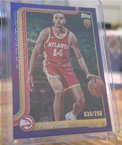 2025-26 Topps #223 Asa Newell — front