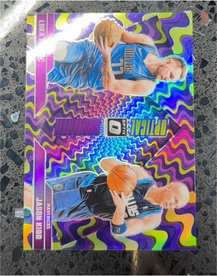 2024-25 Panini Donruss Optic #1 Luka Doncic/Jason Kidd Optical Illusions — front
