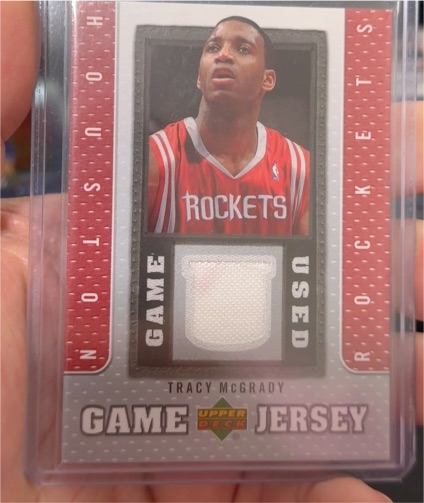 2007-08 Upper Deck Game Jersey #GJ-TM Tracy McGrady — front