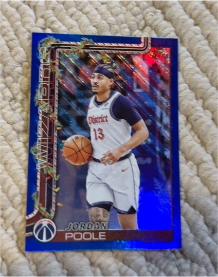 2025-26 Topps Holiday Advent #H16 Jordan Poole — front