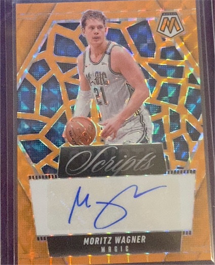 2024-25 Panini Mosaic Scripts #MS-WAG Moritz Wagner — front