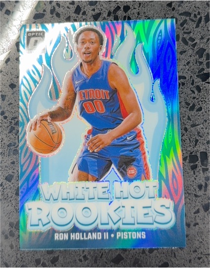 2024-25 Donruss Optic #1 Ron Holland II White Hot Rookies — front