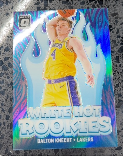 2024-25 Panini Donruss Optic #9 Dalton Knecht White Hot Rookies — front