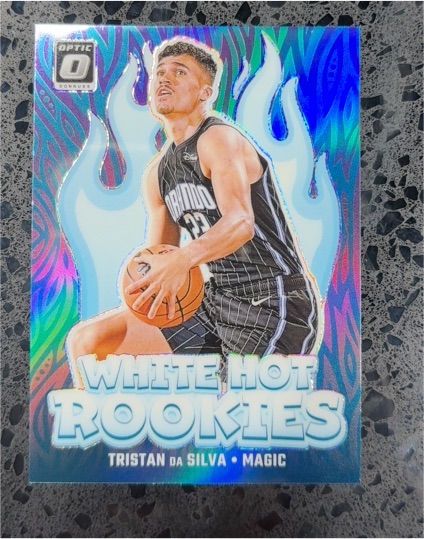 2024-25 Panini Donruss Optic #7 Tristan Da Silva White Hot Rookies — front