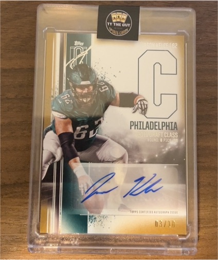 2024 Topps Signature Class #62 Jason Kelce — front