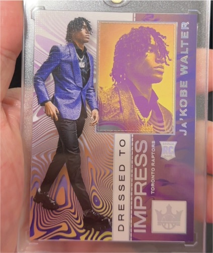 2024-25 Panini Court Kings #Dressed to Impress Ja'Kobe Walter — front