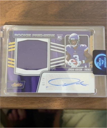 2023 Panini Absolute Rookie Premiere #RC Jordan Addison — front