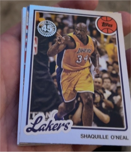 2025 Topps 45th Anniversary #80BK-4 Shaquille O'Neal — front
