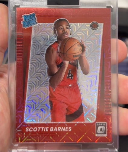 2021-22 Donruss Optic #186 Scottie Barnes — front