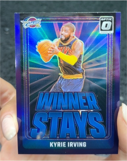 2024-25 Panini Donruss Optic #10 Kyrie Irving Winner Stays Purple Prizm — front