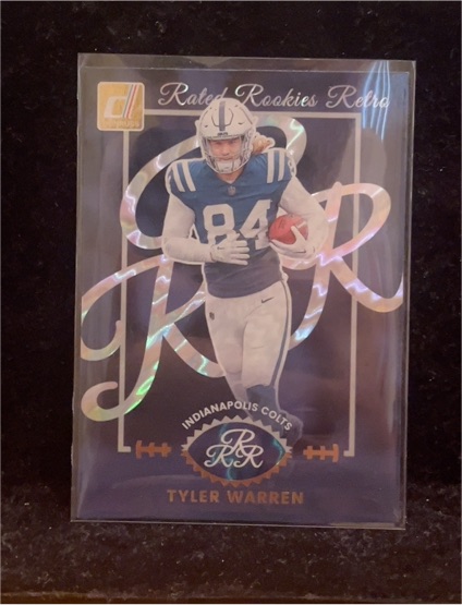 2025 Panini Donruss Rated Rookies Retro #9 Tyler Warren — front
