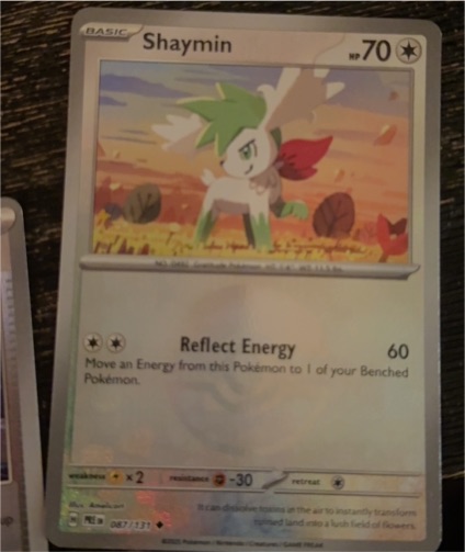 2022 Pokémon Prismatic Evolutions #087 Shaymin — front