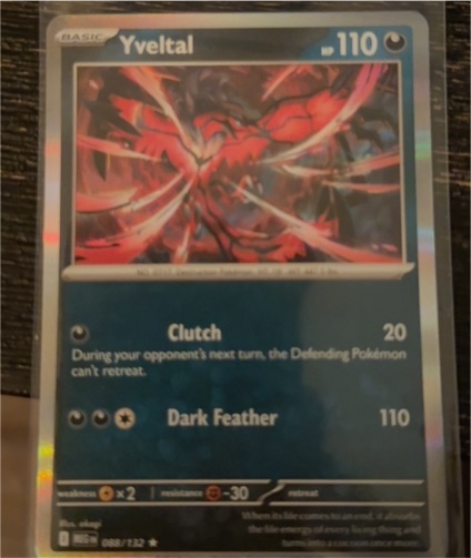 2015 Pokémon ME01: Mega Evolution #088 Yveltal — front