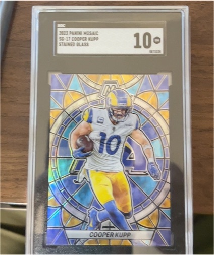 2023 Panini Mosaic #SG-17 Cooper Kupp Stained Glass — front
