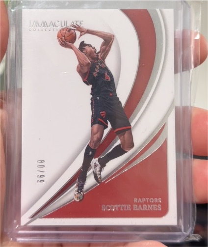2023-24 Panini Immaculate Collection #18 Scottie Barnes — front