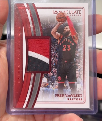 2022-23 Panini Immaculate #RJ-FR Fred VanVleet — front