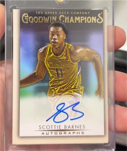 2021 Upper Deck Goodwin Champions #A-BA Scottie Barnes — front