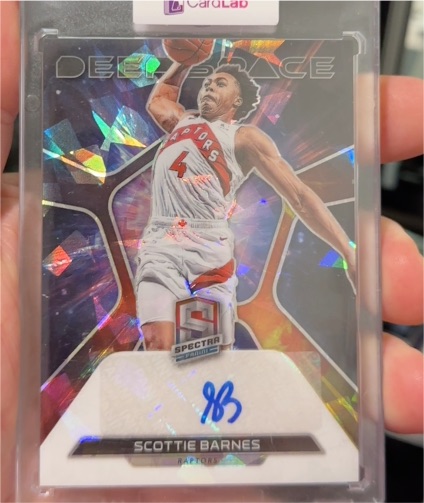 2022-23 Panini Spectra #DS-SBR Scottie Barnes Deep Space — front