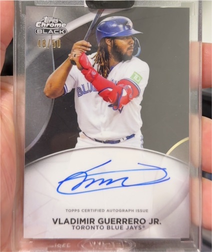 2021 Topps Chrome Black #48 Vladimir Guerrero Jr. — front