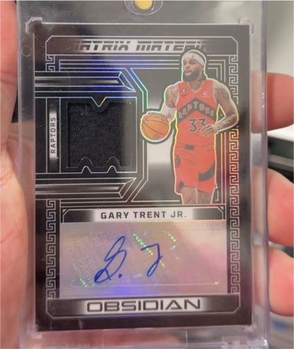 2022-23 Panini Obsidian #MM-GTR Gary Trent Jr. — front