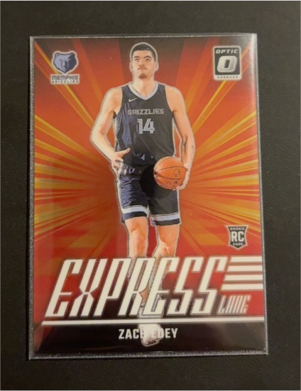 2024-25 Panini Donruss Optic #10 Zach Edey Express Lane Rookie — front