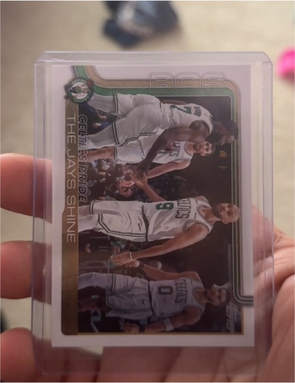 2025-26 Topps #272 Jayson Tatum Celtics Pride The Jays Shine — front