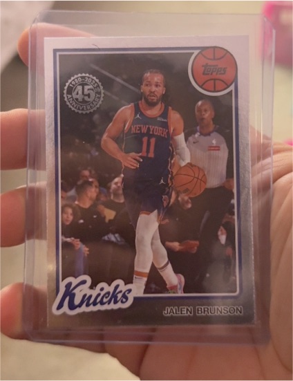 2025-26 Topps Basketball #80BK-95 Jalen Brunson — front