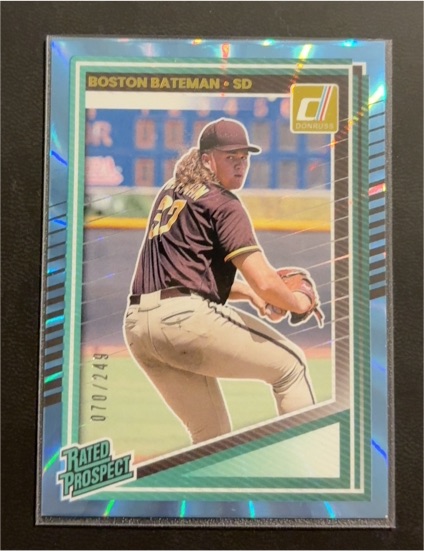 2025 Donruss #118 Boston Bateman — front