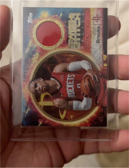 2025-26 Topps Swish & Stitch Relics #SST-JSJ Jabari Smith Jr. — front