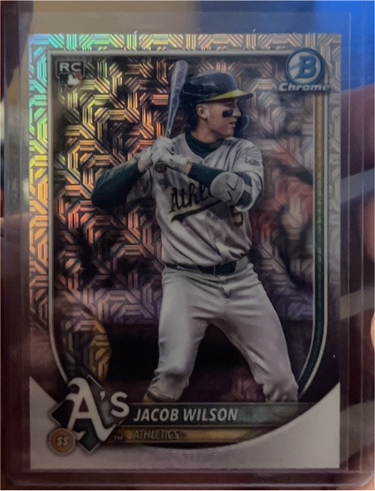 2025 Bowman Chrome #1 Jacob Wilson — front