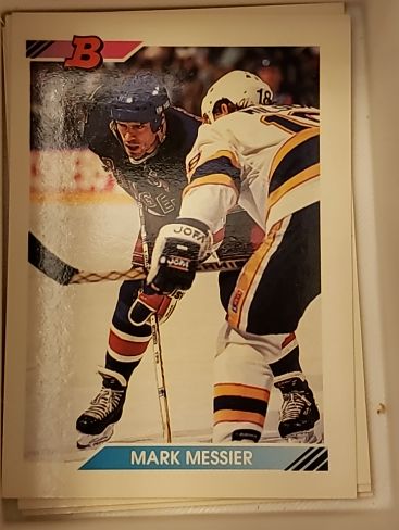1992-93 Bowman #113 Mark Messier — front