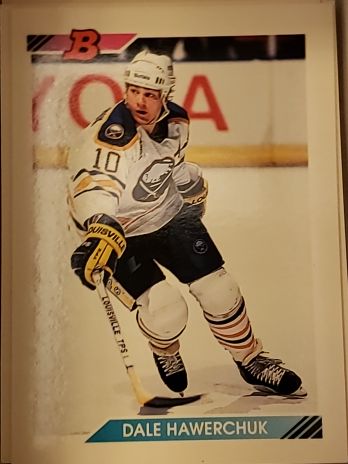 1992 Bowman #308 Dale Hawerchuk — front
