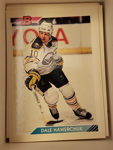 1992 Bowman #308 Dale Hawerchuk — front