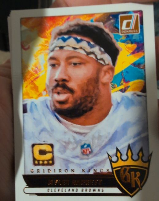 2025 Donruss Gridiron Kings #GK-MGT Myles Garrett — front