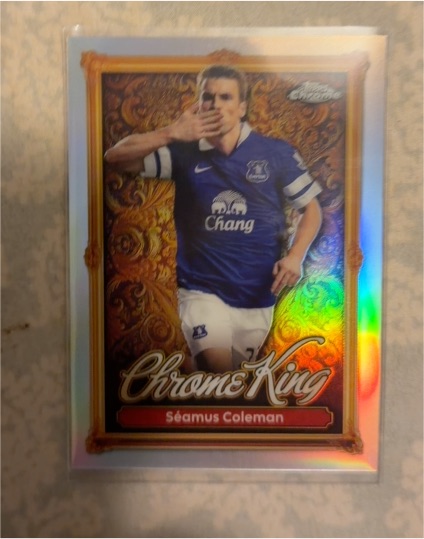2025-26 Topps Premier League Chrome King #CK9 Séamus Coleman — front