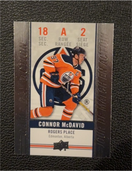 2018-19 Upper Deck Tim Hortons Game Day Action #GDA-2 Connor McDavid — front