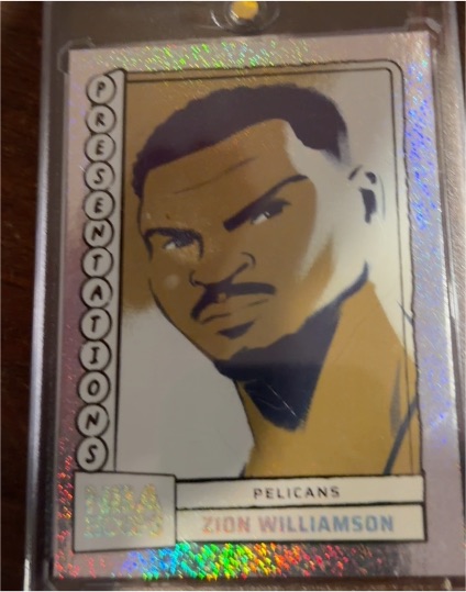 2024-25 Panini NBA Hoops Presentations #9 Zion Williamson — front