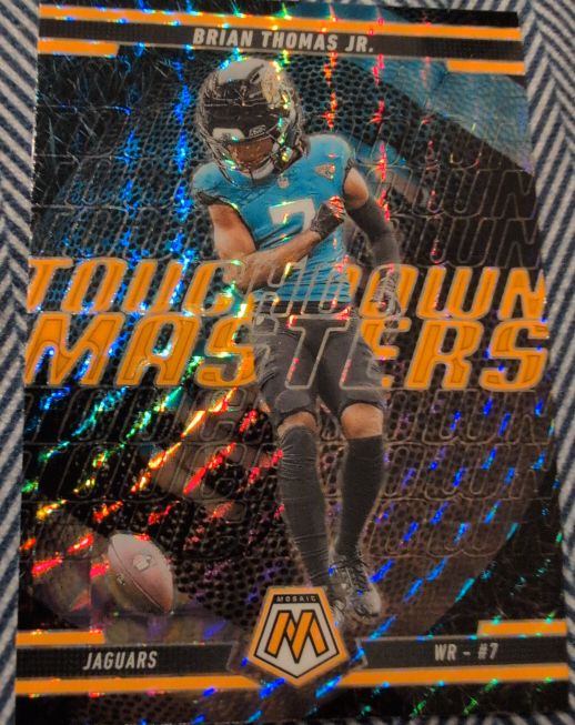 2024 Panini Mosaic Touchdown Masters #TM-BTJ Brian Thomas Jr. — front